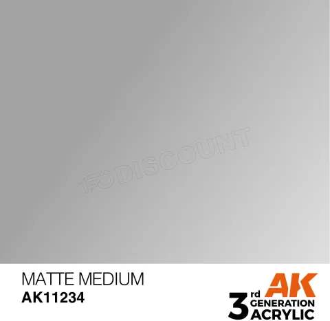 Photo de Ak Interactive Pot de Peinture - Matte Medium (17 ml)