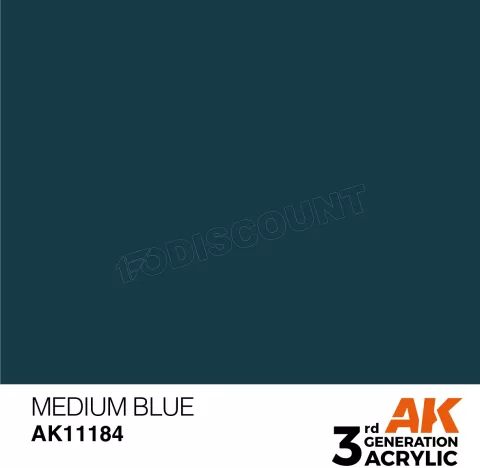 Photo de Ak Interactive Pot de Peinture - Medium Blue (17 ml)
