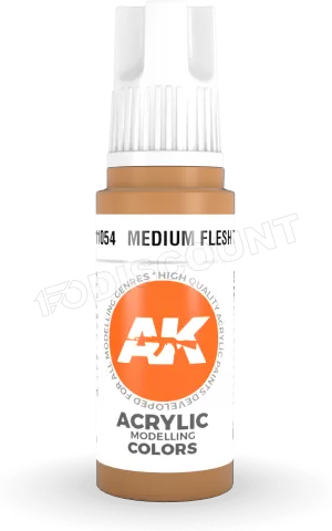 Photo de Ak Interactive Pot de Peinture - Medium Flesh Tone (17 ml)