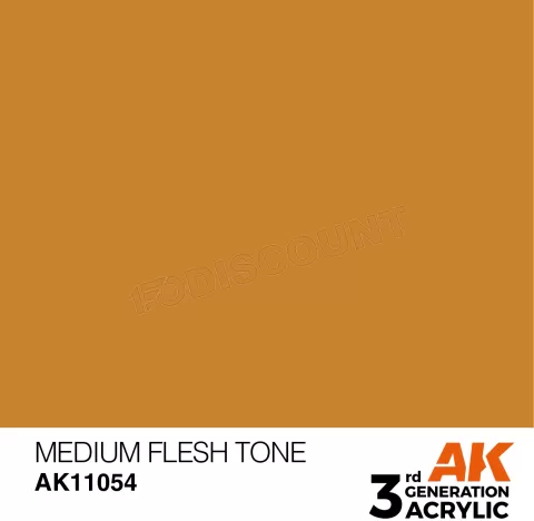 Photo de Ak Interactive Pot de Peinture - Medium Flesh Tone (17 ml)
