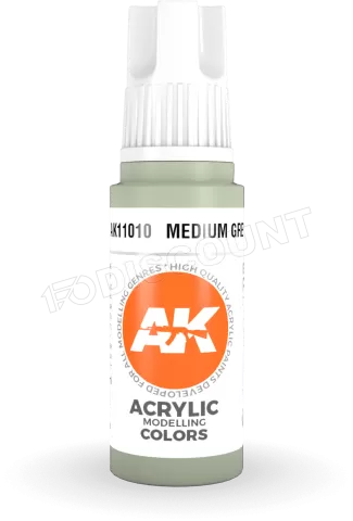 Photo de Ak Interactive Pot de Peinture - Medium Grey (17 ml)
