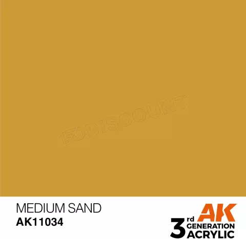 Photo de Ak Interactive  Pot de Peinture - Medium Sand (17 ml)