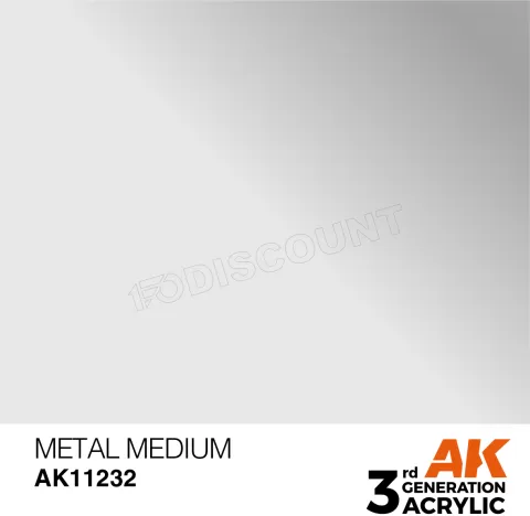 Photo de Ak Interactive Pot de Peinture - Metal Medium (17 ml)
