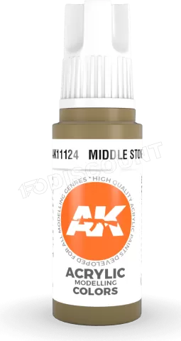 Photo de Ak Interactive Pot de Peinture - Middle Stone (17 ml)