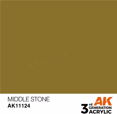 Photo de Ak Interactive Pot de Peinture - Middle Stone (17 ml)
