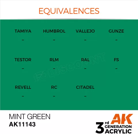 Photo de Ak Interactive Pot de Peinture - Mint Green (17 ml)