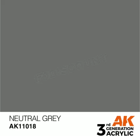 Photo de Ak Interactive  Pot de Peinture - Neutral Grey (17 ml)
