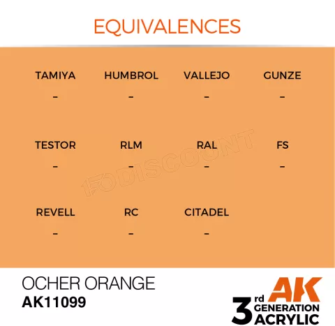 Photo de Ak Interactive Pot de Peinture - Ocher Orange (17 ml)