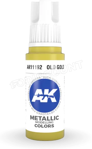Photo de Ak Interactive Pot de Peinture - Old Gold (17 ml)