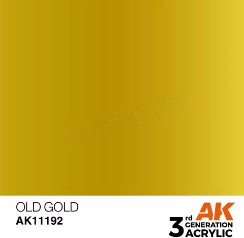 Photo de Ak Interactive Pot de Peinture - Old Gold (17 ml)