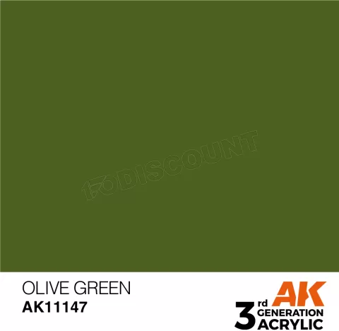 Photo de Ak Interactive  Pot de Peinture - Olive Green (17 ml)