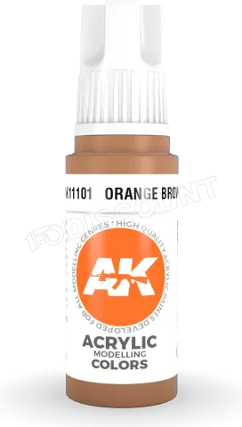 Photo de Ak Interactive Pot de Peinture - Orange Brown (17 ml)