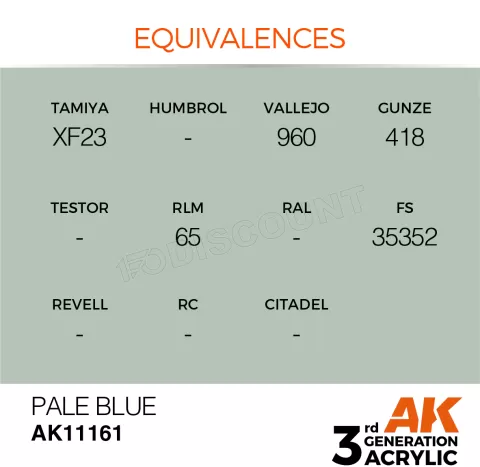 Photo de Ak Interactive Pot de Peinture - Pale Blue (17 ml)
