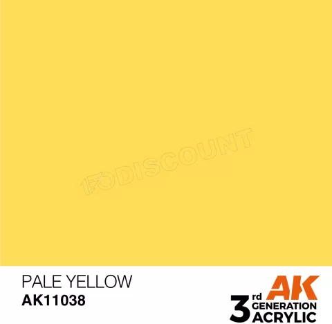 Photo de Ak Interactive Pot de Peinture - Pale Yellow (17 ml)