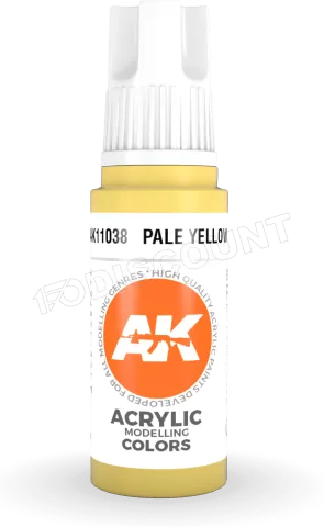 Photo de Ak Interactive  Pot de Peinture - Pale Yellow (17 ml)