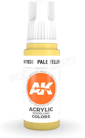 Photo de Ak Interactive Pot de Peinture - Pale Yellow (17 ml)