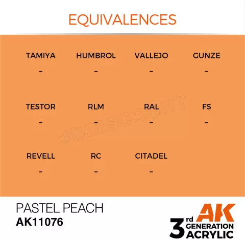 Photo de Ak Interactive Pot de Peinture - Pastel Peach (17 ml)