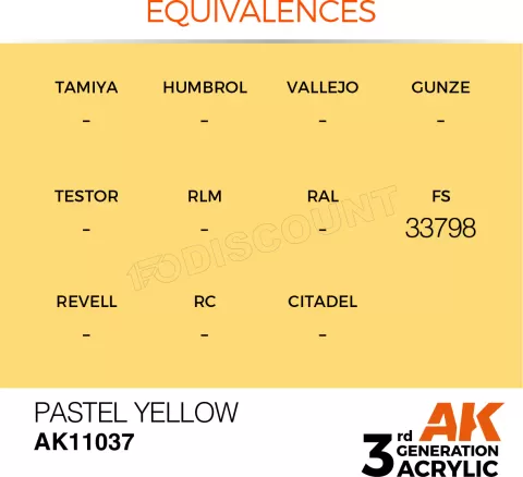Photo de Ak Interactive Pot de Peinture - Pastel Yellow (17 ml)
