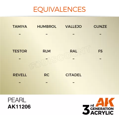 Photo de Ak Interactive Pot de Peinture - Pearl (17 ml)
