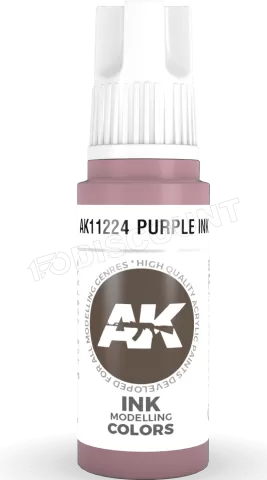 Photo de Ak Interactive  Pot de Peinture - Purple Ink (17 ml)