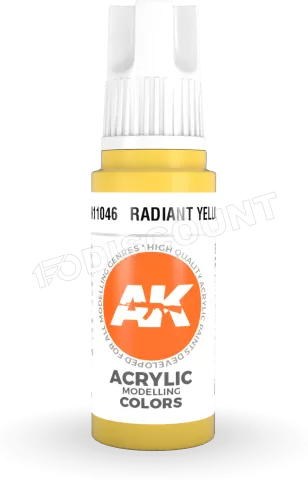 Photo de Ak Interactive Pot de Peinture - Radiant Yellow (17 ml)