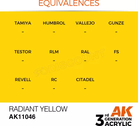 Photo de Ak Interactive  Pot de Peinture - Radiant Yellow (17 ml)