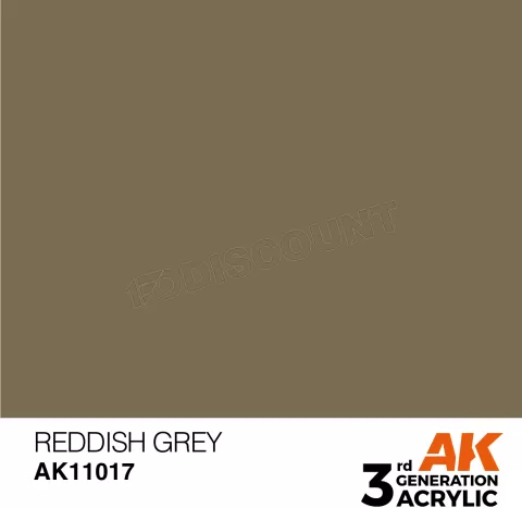 Photo de Ak Interactive  Pot de Peinture - Reddish Grey (17 ml)