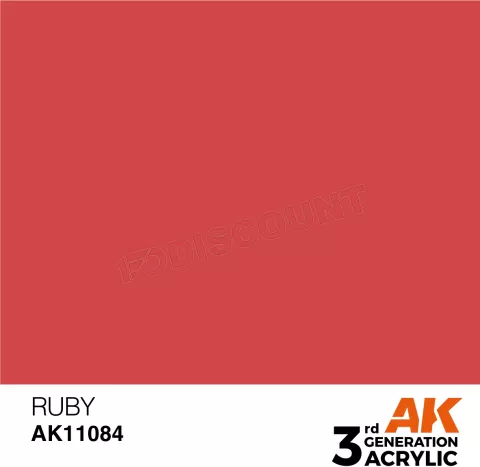 Photo de Ak Interactive Pot de Peinture - Ruby (17 ml)