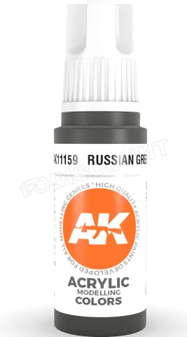 Photo de Ak Interactive Pot de Peinture - Russian Green (17 ml)