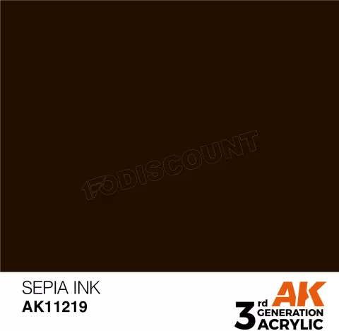 Photo de Ak Interactive  Pot de Peinture - Sepia Ink (17 ml)
