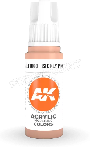Photo de Ak Interactive  Pot de Peinture - Sickly Pink (17 ml)
