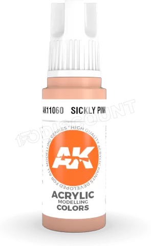 Photo de Ak Interactive Pot de Peinture - Sickly Pink (17 ml)