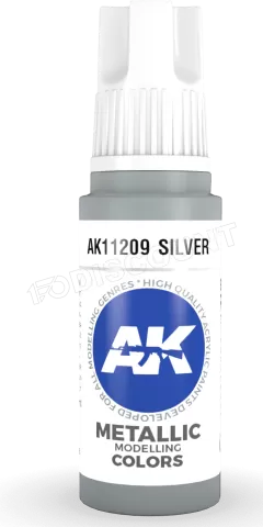 Photo de Ak Interactive Pot de Peinture - Silver (17 ml)