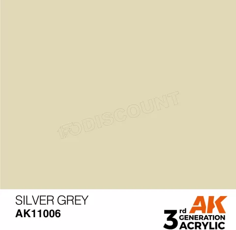 Photo de Ak Interactive Pot de Peinture - Silver Grey (17 ml)