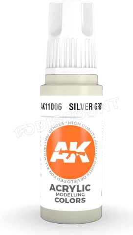 Photo de Ak Interactive Pot de Peinture - Silver Grey (17 ml)