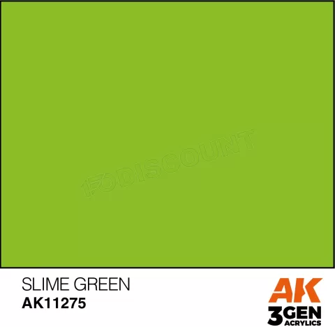 Photo de Ak Interactive Pot de Peinture - Slime Green (17 ml)