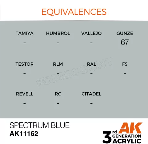 Photo de Ak Interactive Pot de Peinture - Spectrum Blue (17 ml)