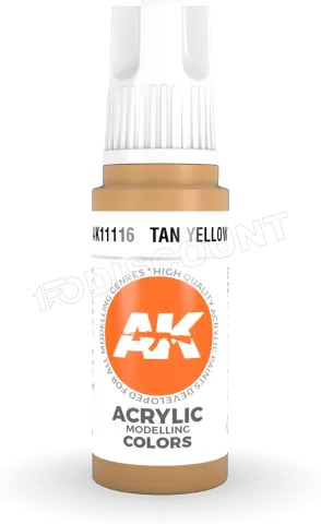 Photo de Ak Interactive Pot de Peinture - Tan Yellow (17 ml)