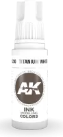 Photo de Ak Interactive  Pot de Peinture - Titanium White Ink (17 ml)