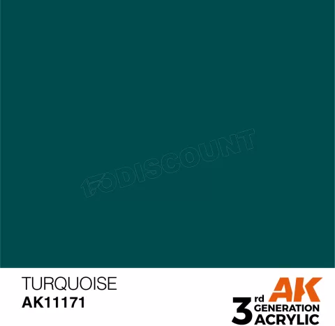 Photo de Ak Interactive  Pot de Peinture - Turquoise (17 ml)