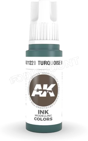 Photo de Ak Interactive Pot de Peinture - Turquoise Ink (17 ml)