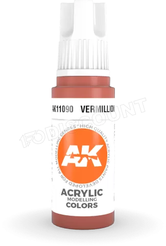 Photo de Ak Interactive Pot de Peinture - Vermillion (17 ml)