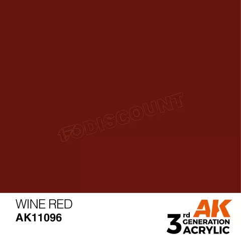 Photo de Ak Interactive  Pot de Peinture - Wine Red (17 ml)