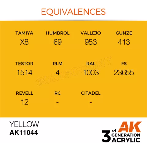 Photo de Ak Interactive Pot de Peinture - Yellow (17 ml)
