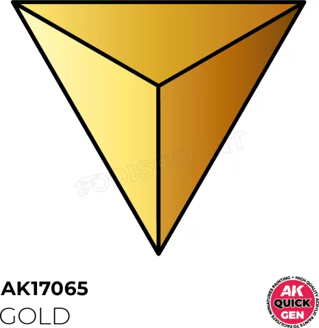 Photo de Ak Interactive Pot de Quick Gen - Gold (18 ml)