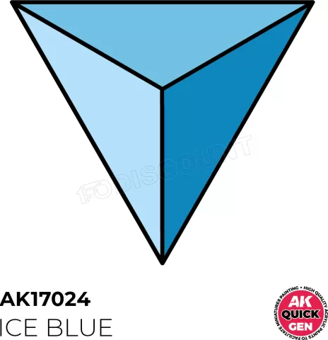 Photo de Ak Interactive Pot de Quick Gen - Ice Blue (18 ml)