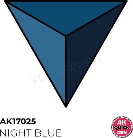 Photo de Ak Interactive Pot de Quick Gen - Night Blue (18 ml)