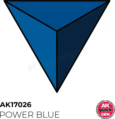 Photo de Ak Interactive Pot de Quick Gen - Power Blue (18 ml)