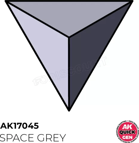 Photo de Ak Interactive Pot de Quick Gen - Space Grey (18 ml)