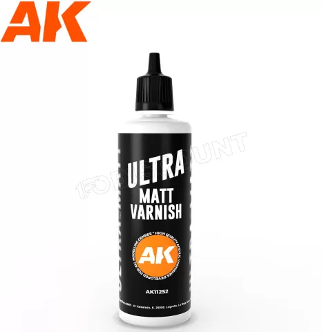 Photo de Ak Interactive Pot de Vernis - Ultra Matt Vernis (100 ml)